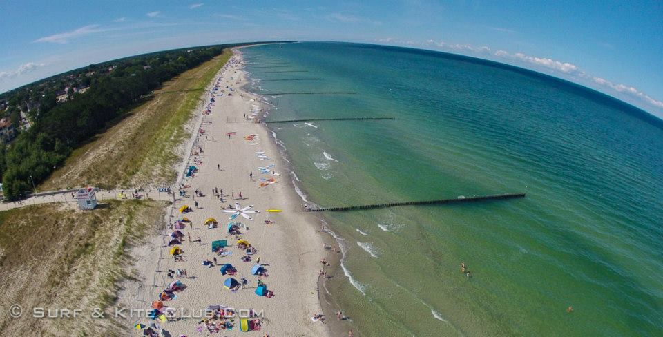 der Strand vor der Tür