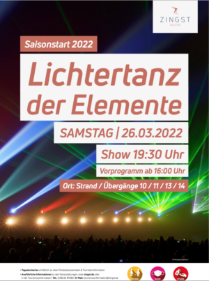 Lichtertanz der Elemente 26.03.2022, Zingst