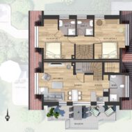 Dachgeschoss Doppelhaus