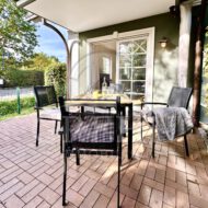 sonnige Terrasse