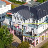 Hausansicht mit Whg. markiert