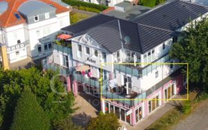 Hausansicht mit Whg. markiert