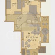 Grundriss farbig